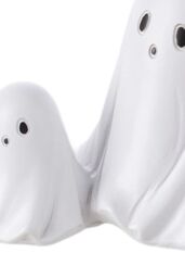 Living and Home Mini Halloween Ghost Duo Figurine Resin Ornament for Table, Shelf & Windowsill Decor in White - thumbnail 5