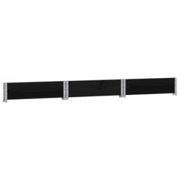 Berkfield Home Raised Bed Hexagon Black 160x160 cm Solid Wood Pine - thumbnail 4