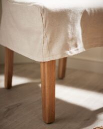 Dibor Riviera Loose Cover Kitchen Furniture Dining Room Chair - Natural - thumbnail 3