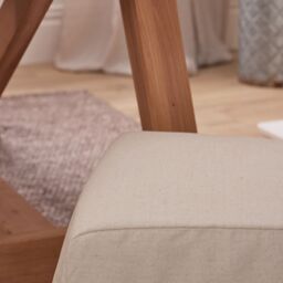 Dibor Riviera Loose Cover Kitchen Furniture Dining Room Chair - Natural - thumbnail 4
