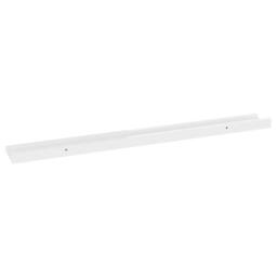 Berkfield Home Wall Shelves 4 pcs High Gloss White 80x9x3 cm - Size: 80 x 9 x 3 cm - thumbnail 5