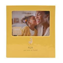 "Love Life Sentiment Gift Photo Frame 4"" x 6"" - Mum in Yellow" - thumbnail 2