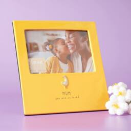 "Love Life Sentiment Gift Photo Frame 4"" x 6"" - Mum in Yellow" - thumbnail 1