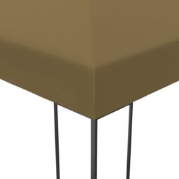 Berkfield Home Gazebo 3x4 m Taupe 180 g/m ² in Beige - thumbnail 4