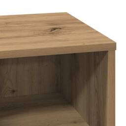 Berkfield Home Bedside Cabinets with LED 2 pcs Artisan Oak 50x34, 5x50 cm in Brown - thumbnail 8