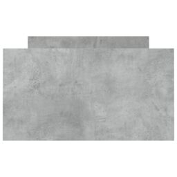 Berkfield Home Bed Frame with Headboard & Footboard Concrete Grey 90x190 cm Single - thumbnail 6