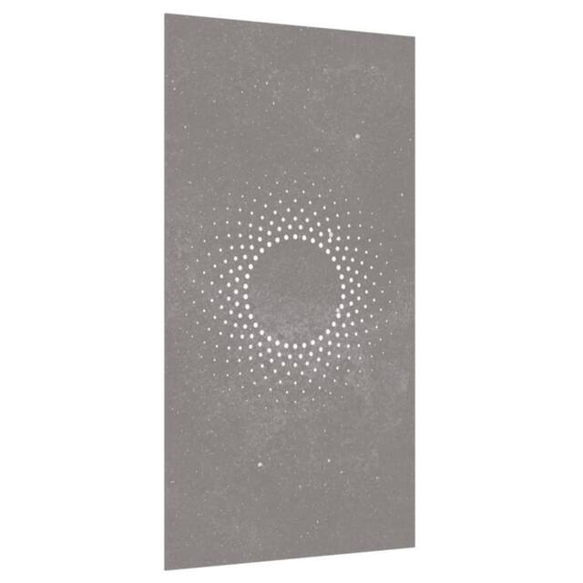 Berkfield Home Garden Wall Decoration 105x55 cm Corten Steel Sun Design in Brown - image 1