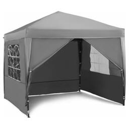 VonHaus Grey Heavy Duty Pop Up Gazebo with Sides 2.5m x 2.5m - thumbnail 6