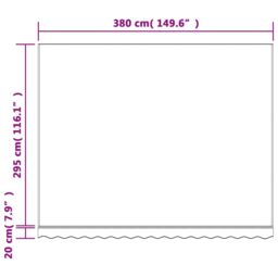 Berkfield Home Replacement Fabric for Awning Multicolour Stripe 4x3 m - thumbnail 7