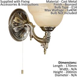 Loops Ceiling Pendant & 2x Matching Wall Lights Bronze Satin Glass Multi Chandelier in Clear - thumbnail 3