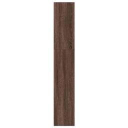 Berkfield Home Bookcase Brown Oak 40x24x143 cm Engineered Wood - Size: 40 x 24 x 143 cm - thumbnail 5