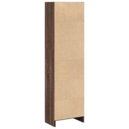 Berkfield Home Bookcase Brown Oak 40x24x143 cm Engineered Wood - Size: 40 x 24 x 143 cm - thumbnail 6