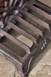 Dibor Traditional Ornate Cast Iron Outdoor Garden Boot Brush Scraper in Brown - Size: Medium - thumbnail 6