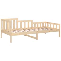 Berkfield Home Beautiful Day Bed 90x200 cm Solid Wood Pine in Light Tan - thumbnail 7