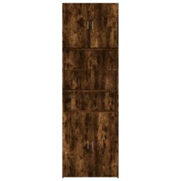 Berkfield Home Highboard Smoked Oak 80x42.5x249 cm Engineered Wood in Brown - thumbnail 5