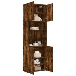 Berkfield Home Highboard Smoked Oak 80x42.5x249 cm Engineered Wood in Brown - thumbnail 3