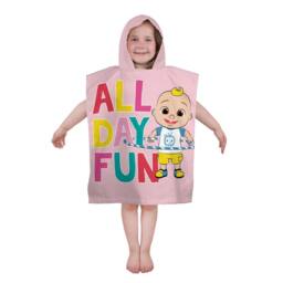 Cocomelon Playtime Hooded Towel in Pink - thumbnail 3