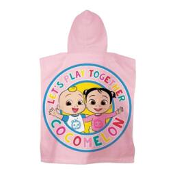 Cocomelon Playtime Hooded Towel in Pink - thumbnail 2