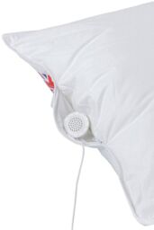 Homescapes Super Microfibre Music Pillow with Speakers - Medium/Firm in White - thumbnail 3