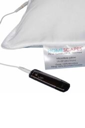 Homescapes Super Microfibre Music Pillow with Speakers - Medium/Firm in White - thumbnail 4