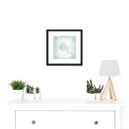 Artery8 Antarctic Regions 1962 Map 8X8 Inch Square Wooden Framed Wall Art Print Picture with Mount in Black - thumbnail 2