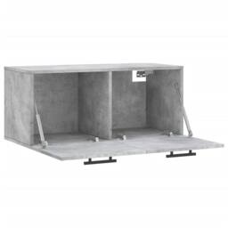 Berkfield Home Wall Cabinet Concrete Grey 80x36.5x35 cm Engineered Wood - thumbnail 6
