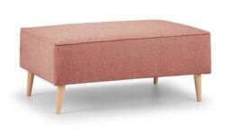 The Great Sofa Company Ailis Footstool Faro Coral - thumbnail 2