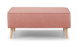 The Great Sofa Company Ailis Footstool Faro Coral - thumbnail 3