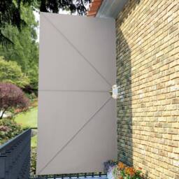 Berkfield Home Collapsible Terrace Side Awning Cream 400x200 cm - thumbnail 4