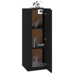 Berkfield Home Wall Mounted TV Cabinet Black 40x34, 5x100 cm - thumbnail 1