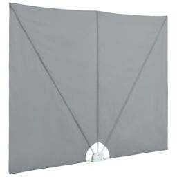 Berkfield Home Collapsible Terrace Side Awning Grey 400x200 cm - thumbnail 5