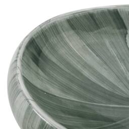 Berkfield Home Countertop Basin Green Oval 59x40x15 cm Ceramic - Size: 59 x 40 x 15 cm - thumbnail 7