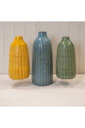 KDMD Timeless Statement Ceramic Vase in Blue - thumbnail 3