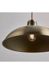 Netlighting Polka Dome Ceiling Pendant Light Antique Brass E27 in Gold - thumbnail 4