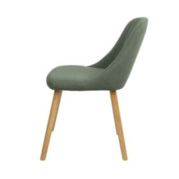 Home Garden Direct Emilia - Dining Chairs in Premium Textured Linen (Set of 2) in Green - thumbnail 8