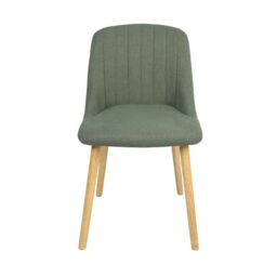 Home Garden Direct Emilia - Dining Chairs in Premium Textured Linen (Set of 2) in Green - thumbnail 6