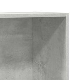 Berkfield Home Book Cabinet/Sideboard Concrete Grey 66x30x130 cm Engineered Wood - Size: 66 x 30 x 130 cm - thumbnail 8