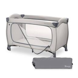 hauck Sleep N Easyfold - Dark Grey in Light Grey - Size: 120 cm x 60 cm - thumbnail 2