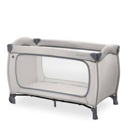 hauck Sleep N Easyfold - Dark Grey in Light Grey - Size: 120 cm x 60 cm