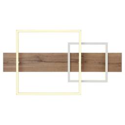 Netlighting Vanni 75x40cm Semi Flush Ceiling Light White Matt 2x LED 3000K - Size: 75x40 cm - thumbnail 4
