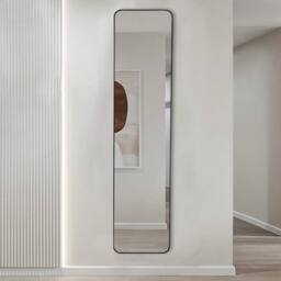 PAWNORA 120cm Long Mirror Wall Full Length Mirror in Black - thumbnail 5