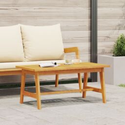 Berkfield Home Coffee Table 90x45x40 cm Solid Wood Acacia in Brown - Size: 90 x 45 x 40 cm - thumbnail 1