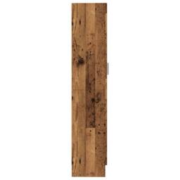 Berkfield Home Book Cabinet Old Wood 82.5x30.5x150 cm Engineered Wood in Brown - thumbnail 6