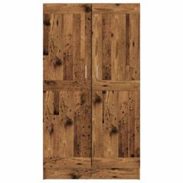 Berkfield Home Book Cabinet Old Wood 82.5x30.5x150 cm Engineered Wood in Brown - thumbnail 5