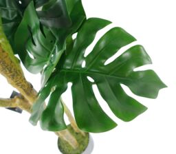 Leaf Large Monstera Plant Artificial 150cm Premium Plant in Green - thumbnail 5