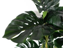 Leaf Large Monstera Plant Artificial 150cm Premium Plant in Green - thumbnail 4