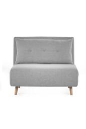 Julian Bowen Rowan Upholstered Chair Bed in Light Grey - thumbnail 6