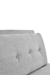 Julian Bowen Rowan Upholstered Chair Bed in Light Grey - thumbnail 7