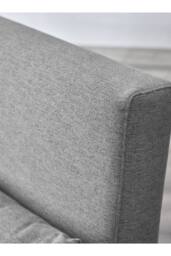 Julian Bowen Rowan Upholstered Chair Bed in Light Grey - thumbnail 9