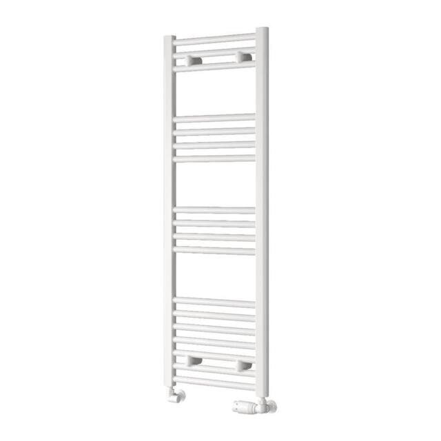 Bathroom Kingdom Capo White Straight Heated Towel Rail 1200x400 - image 1